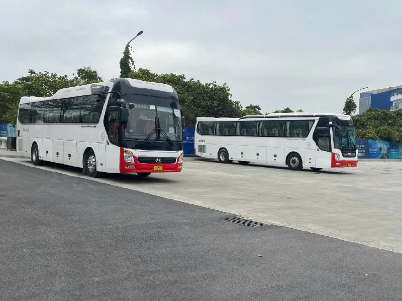 Cho thuê xe 45 chỗ đi Trà Cổ