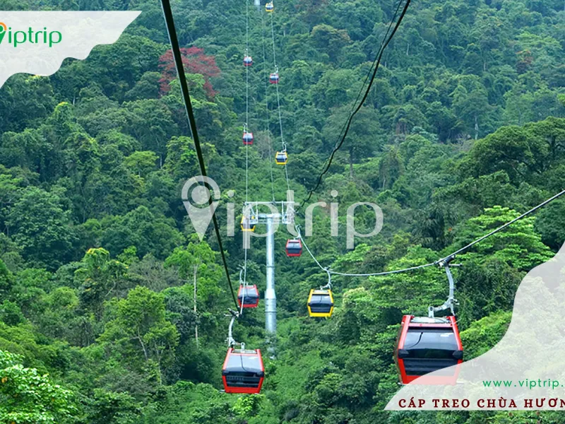 Đặt vé cáp treo Chùa Hương