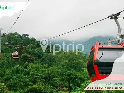 Đặt vé cáp treo Chùa Hương