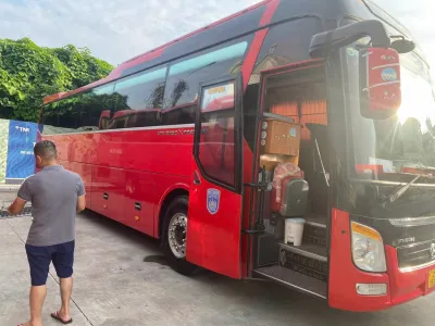 Cho thuê xe 45 chỗ đi Trà Cổ