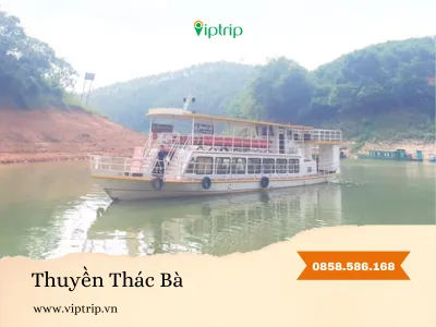 Thuê thuyền du lịch Hồ Thác Bà