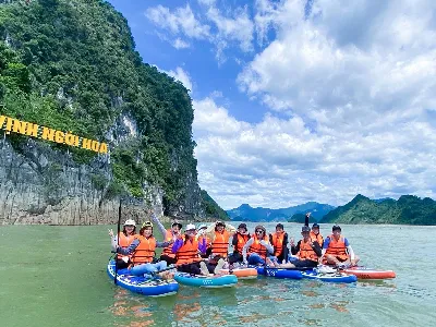 Tour chèo SUP Ngòi Hoa 2 ngày 1 đêm